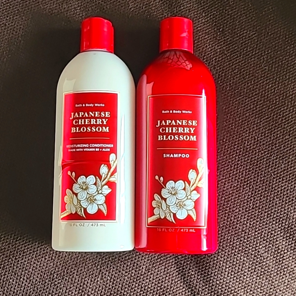 Set of shampoo and conditioner